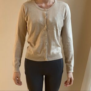 Light beige H&M cardigan NWT